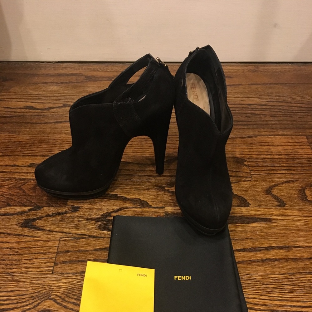 Fendi Black Ankle Boots